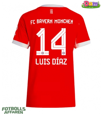 Bayern Munich Luis Diaz #14 Hemmatröja Kvinnor 2025-26 Kortärmad